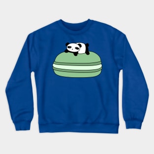 Panda and Giant Macaroon Crewneck Sweatshirt